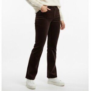 Lady Hathaway Dark Brown Corduroy Women's Trousers Pants Size 10